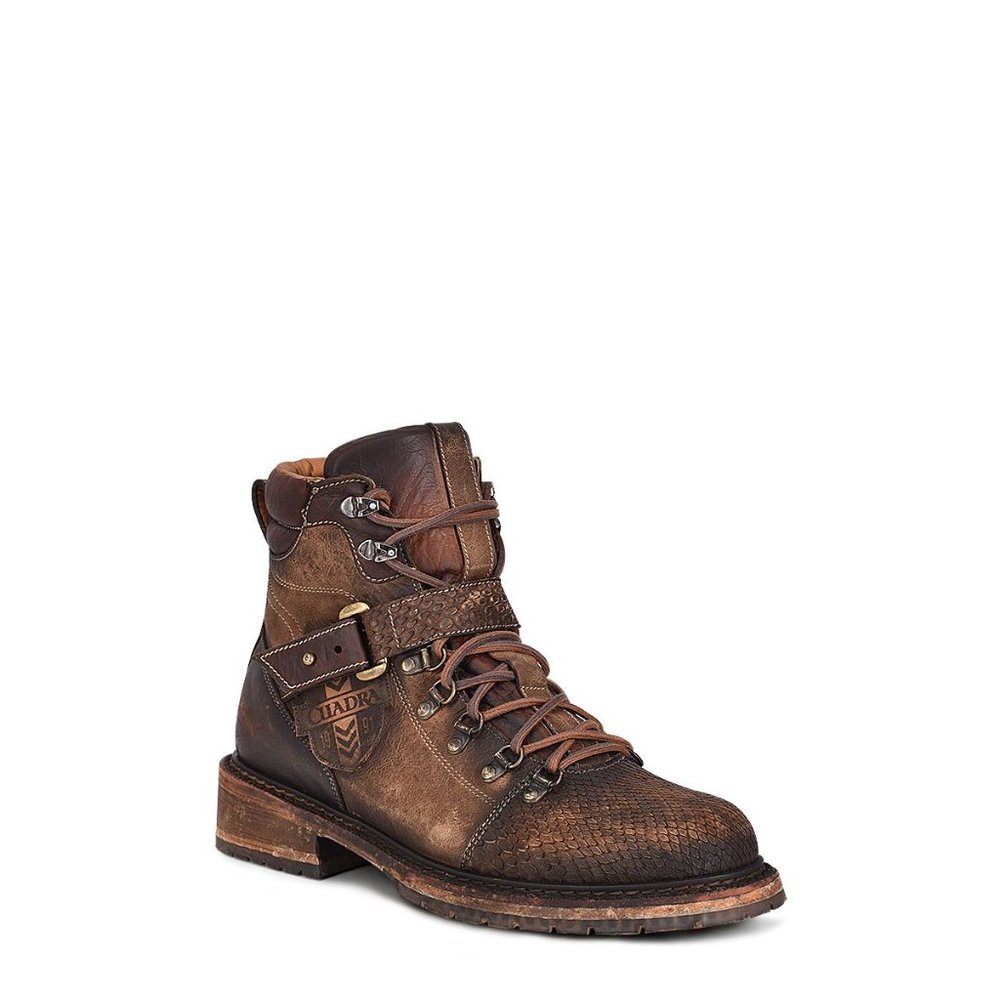 NIB Cuadra Python Leather Bootie